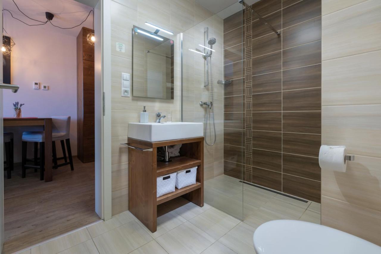 Apartman Sivy Vlk Hrebienok Rezort Vysoké Tatry エクステリア 写真
