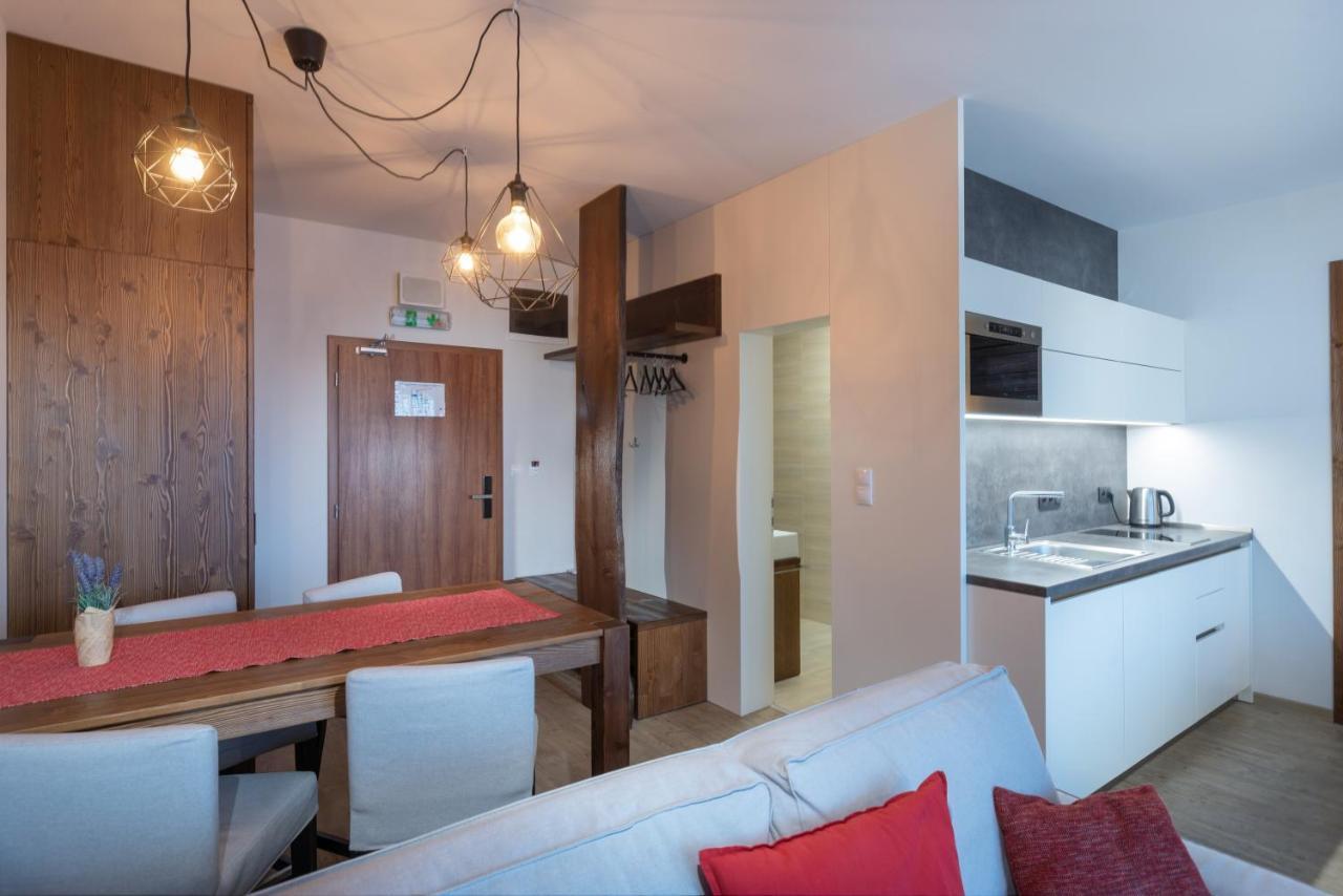 Apartman Sivy Vlk Hrebienok Rezort Vysoké Tatry エクステリア 写真